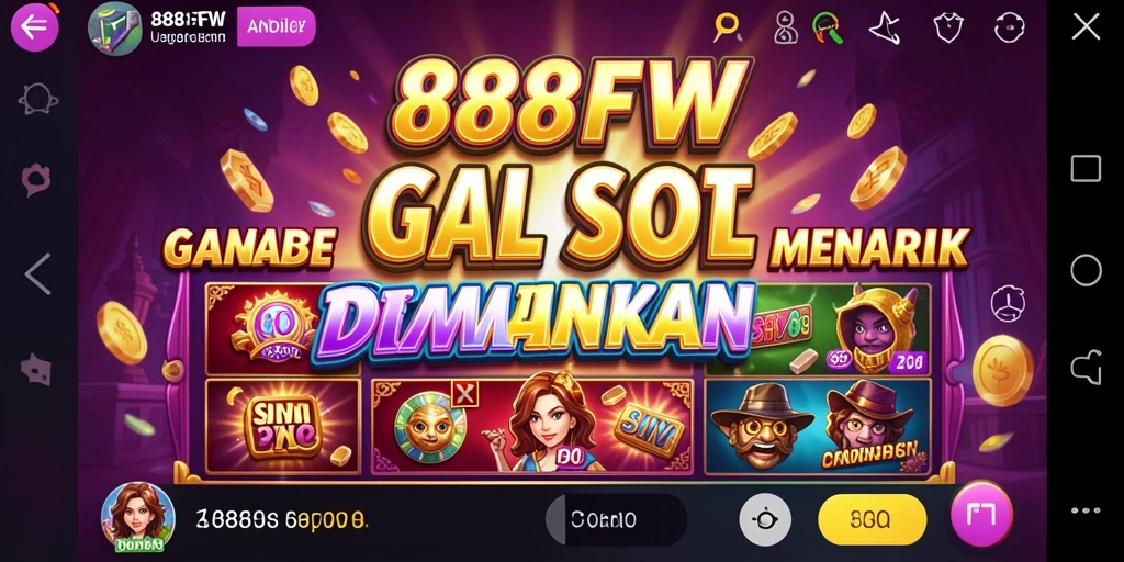 Screenshot gameplay Slot yang penuh warna dan menarik.