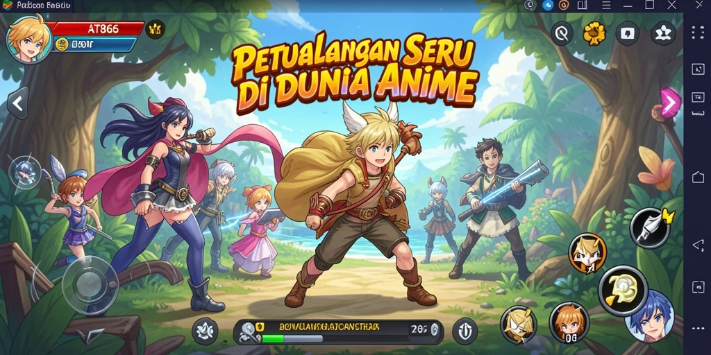 Tampilan gameplay AT866 yang dinamis dan penuh warna.