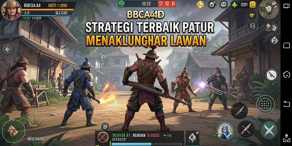 Tampilan gameplay menarik dan strategis dari BBCA4D.