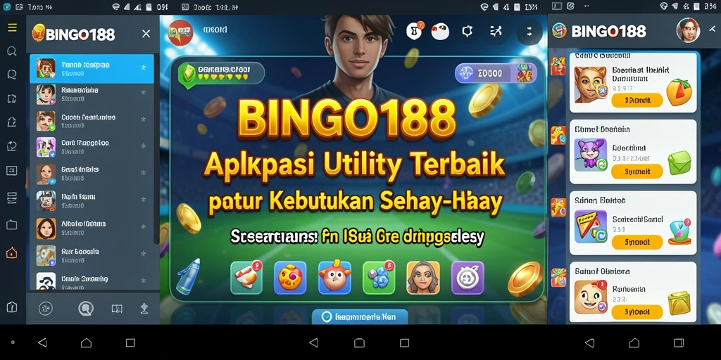 Tampilan utama BINGO188 yang intuitif dan berfungsi.