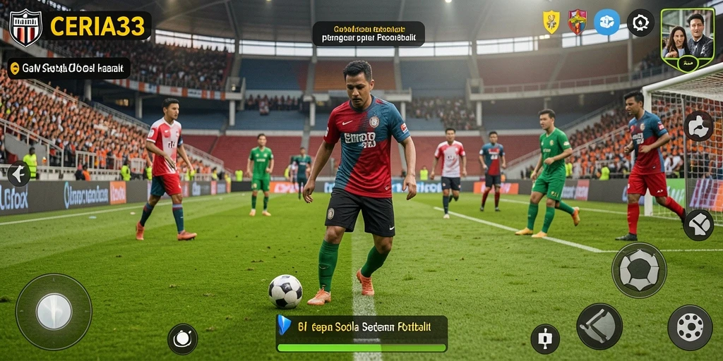Tampilan gameplay CERIA33 yang mendebarkan dan penuh aksi.