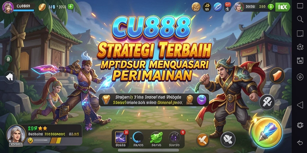 Tangkapan layar gameplay <strong>CU888</strong> menampilkan aksi strategis yang menegangkan.