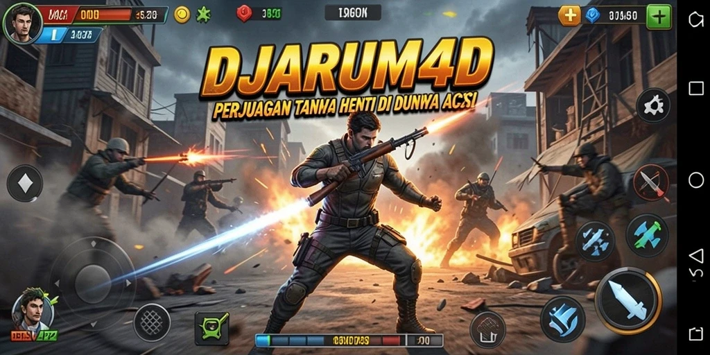 Tampilan gameplay mendebarkan dalam DJARUM4D dengan aksi berintensitas tinggi.