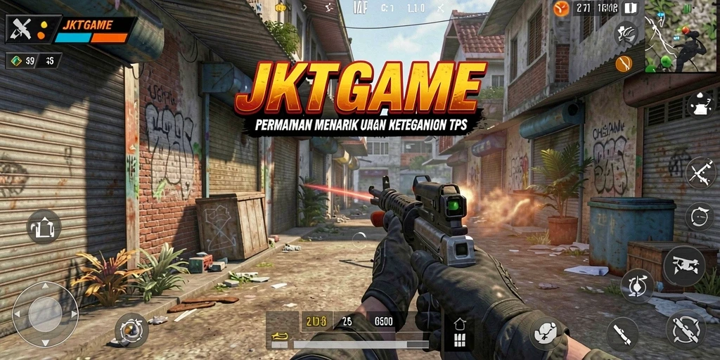 Screenshot gameplay menampilkan aksi seru dalam JKTGAME.