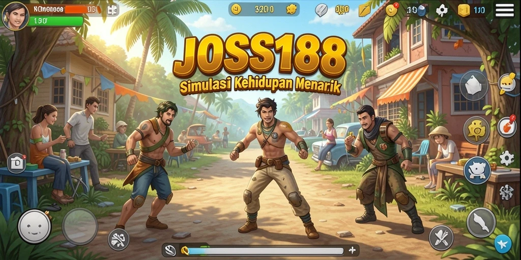 Tangkapan layar <strong>JOSS188</strong> menunjukkan aksi simulasi kehidupan yang menyenangkan.