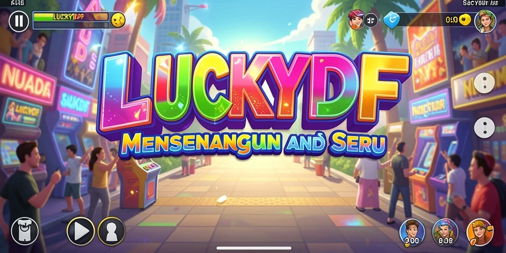 Screenshot gameplay LUCKYDF yang menunjukkan aksi seru dan menyenangkan.