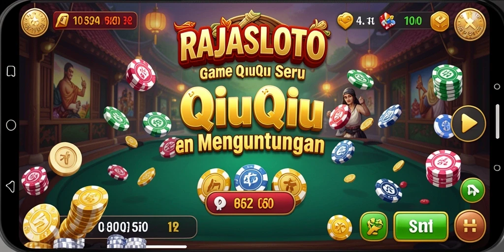 Screenshot gameplay QiuQiu yang seru di RAJASLOTO.