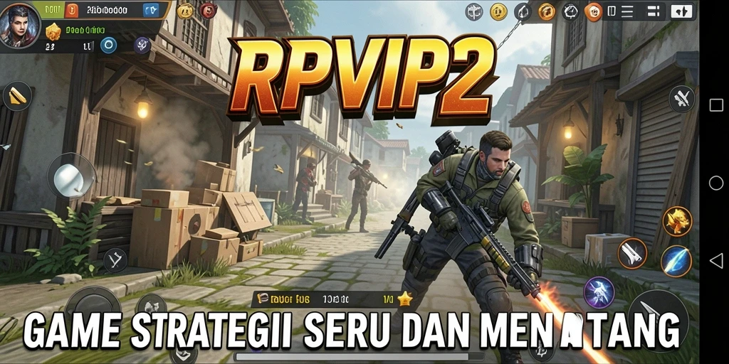 Tampilan permainan RPVIP2 dengan diagram strategi menarik.