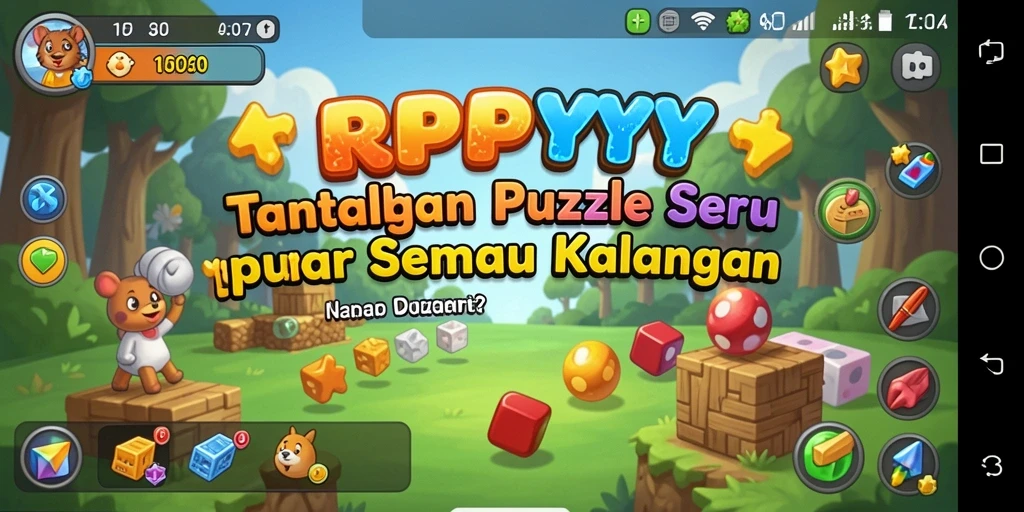 Gambaran gameplay RPYYY yang menantang dan berwarna-warni.