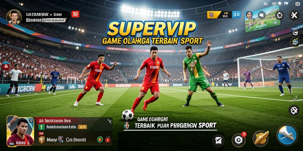 Tangkapan layar menampilkan gameplay seru dalam olahraga.