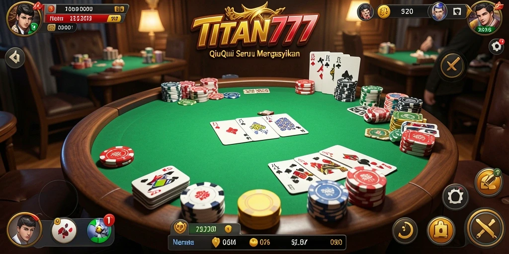 Tampilan gameplay QiuQiu yang memukau dan seru.