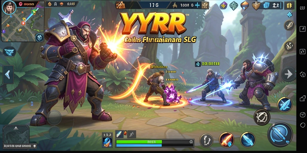 Tampilan gameplay dinamis dan strategi seru di YYRR.